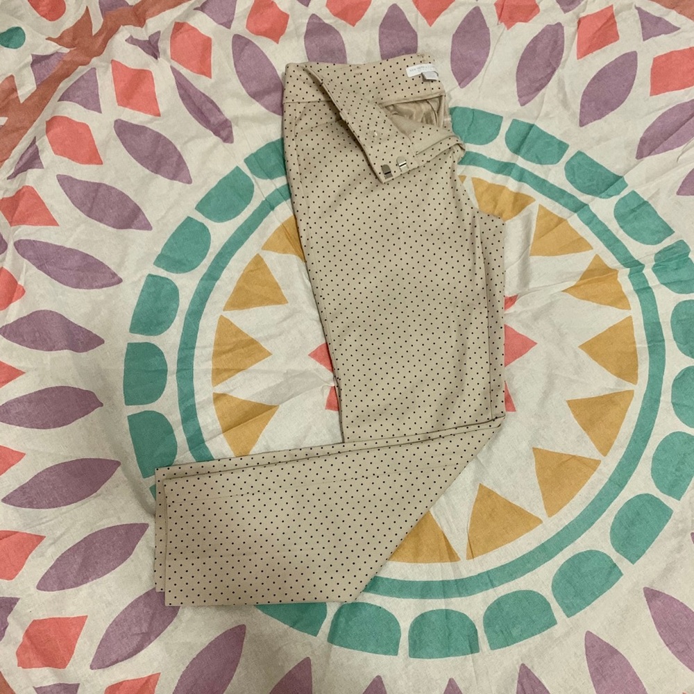 New York & Company Polka Dot Ankle Slacks